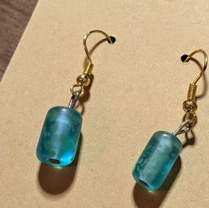 5/$20 vintage glass dangle earrings